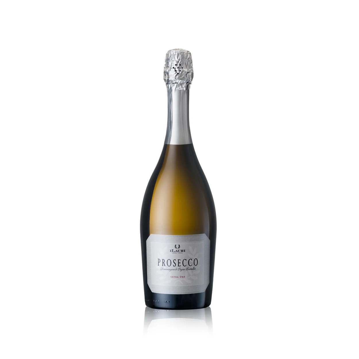 Top Quality Italian Sparkling White Wine - ILAURI Prosecco DOC Extra Dry - 75cl alcoholic beverage