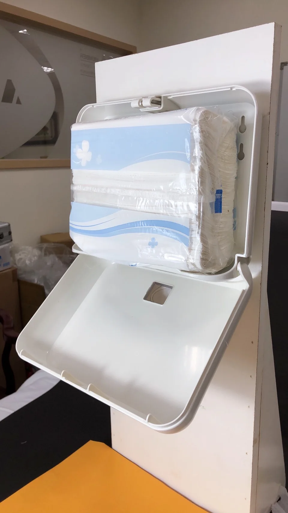 Paper Dispenser Hand Towel Dispenser Z Fold Paper Paper Holders Plastic Graphic Design Mall Modern ABS TW 