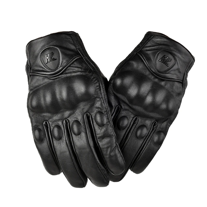 Good Motorcycle Gloves Leather Gloves Goatskin Motorcycle Custom Racing Riding Sport