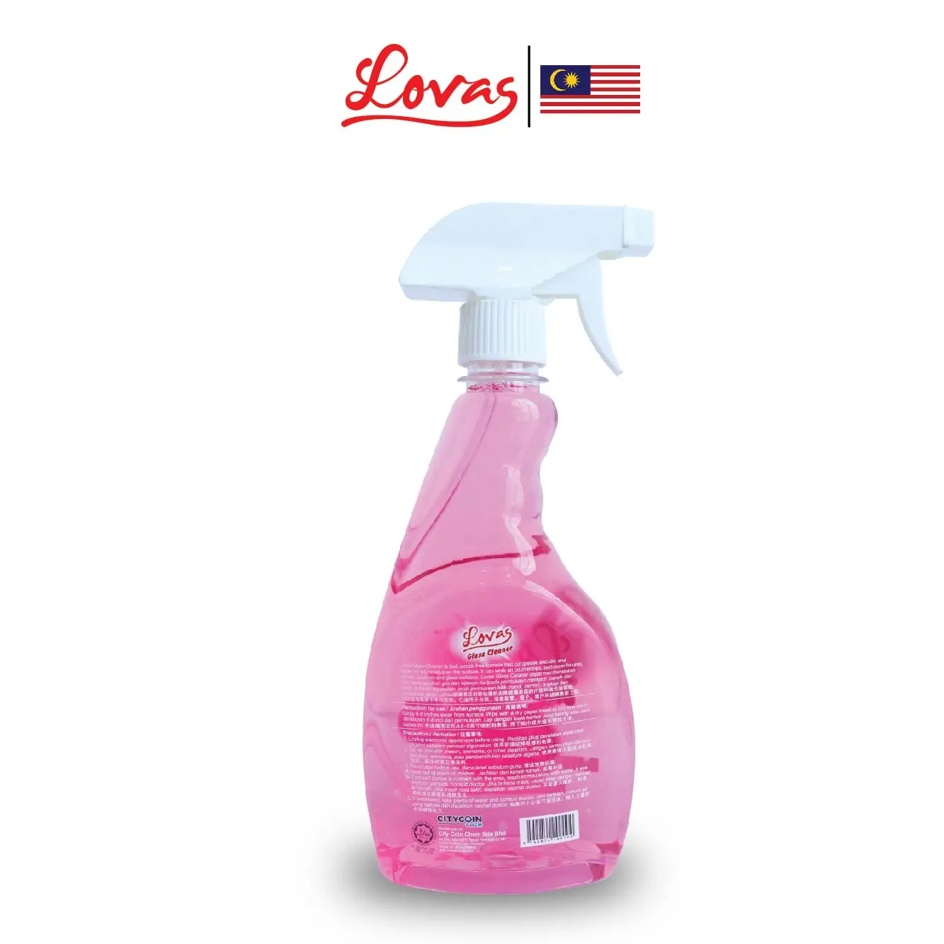 No Ammonia Rose Fragrance Glass and Surface Cleaner Liquid HALAL Clear Light Pink Laundry Detergent for Wash Storage Purpose