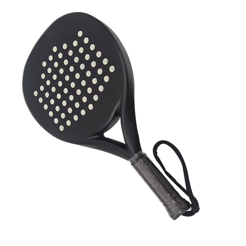 Spot Beach Tennis Racket Carbon Fiber EVA Foam Core Adult Professional Racquet Unisex Paddle Racket Graphite Carbon Paddlen