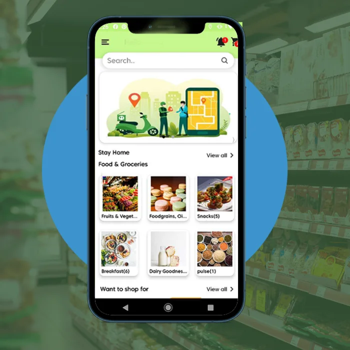 Online Grocery Mobile Store App development | Grocery Delivery App | On-demand Grocery App Development solutions