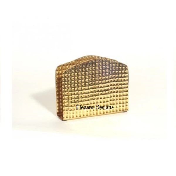 Metal Napkin Holder Table Top Decorative Wholesale Luxury Tissue Holder Customized Shape Handmade Designer Napkin Holder