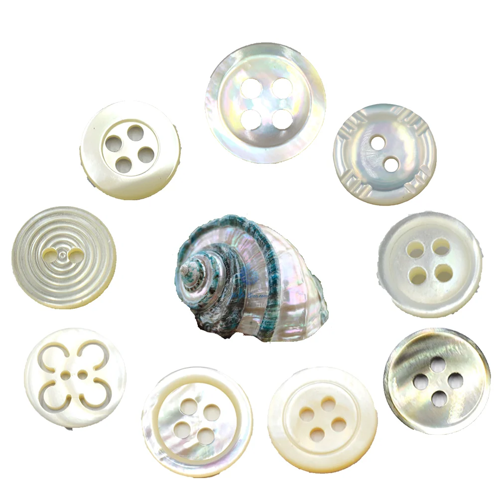 
Ton Van Button OEM& ODN 12L - 44L MOP Button coat button for fur ladies suits 