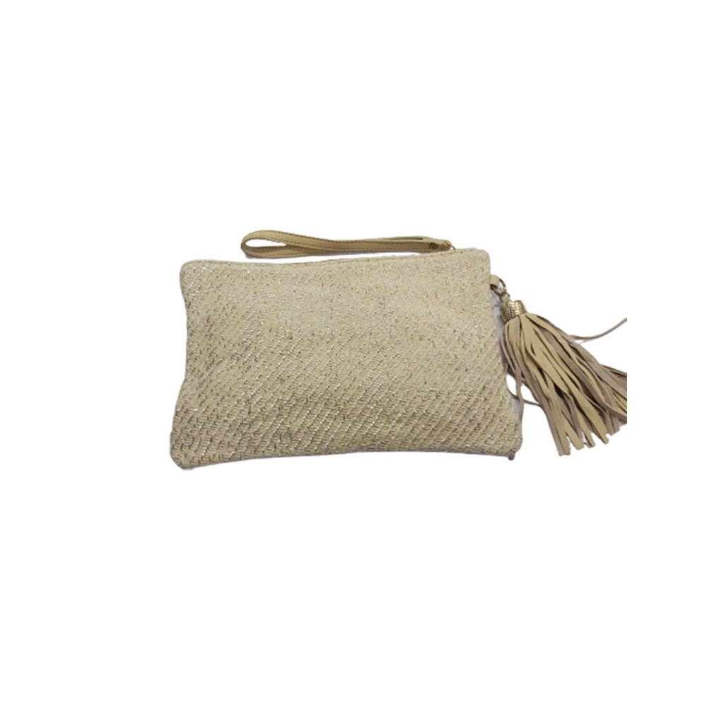 
 Новый дизайн лучшее качество 100%, натуральная кожа, высокое качество жаккардовые клатч из натуральной кожи с кисточкой  