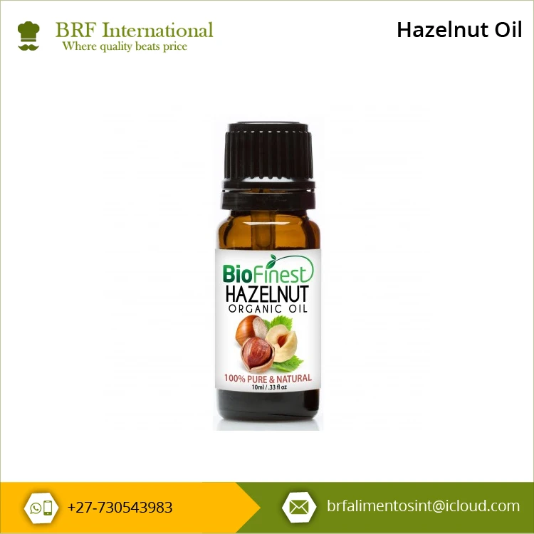 Pure and Organic Eco-Friendly All-Natural Cold-pressed 100% Pure Organic Hazelnut Oil at Bulk Price
