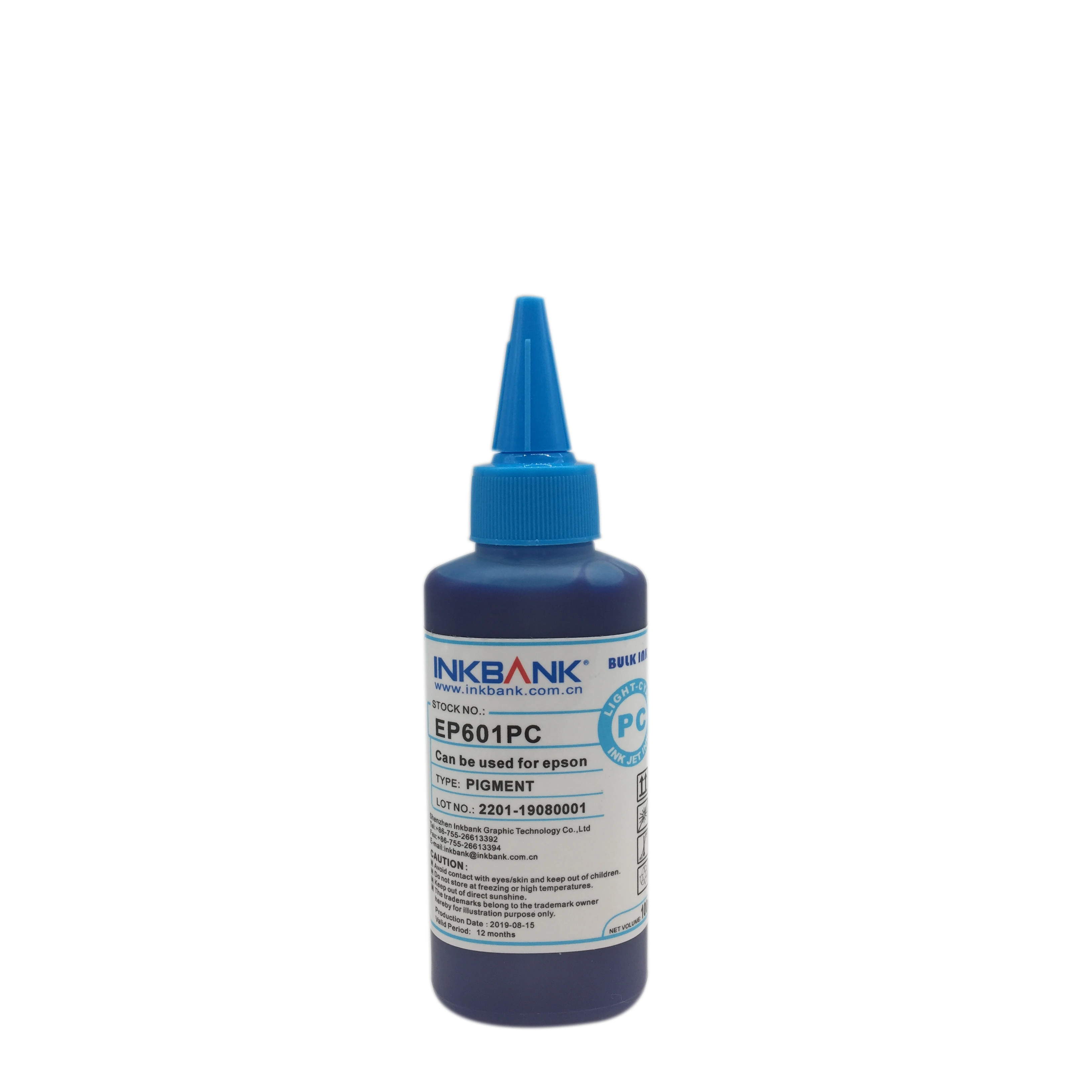 Inkbank Pigment universal ink for ep inkjet printers with hot sales(EP601 100ml)