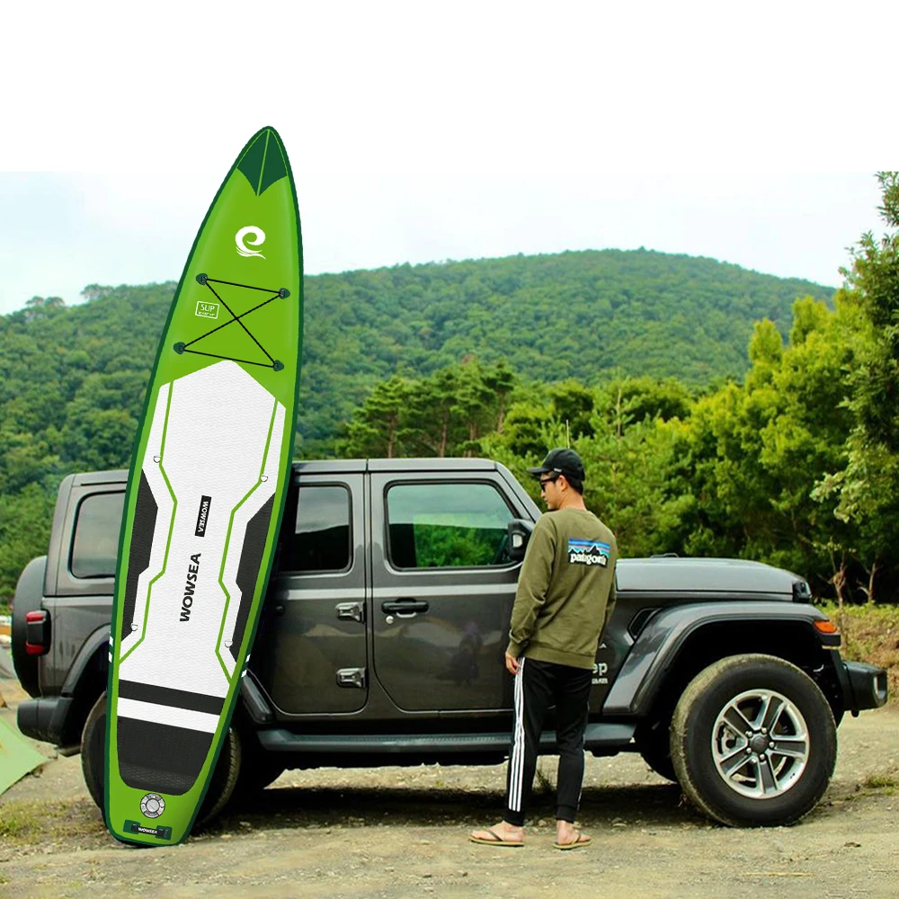 Прочный стабильный WOWSEA paddleboard sup упаковка со всеми