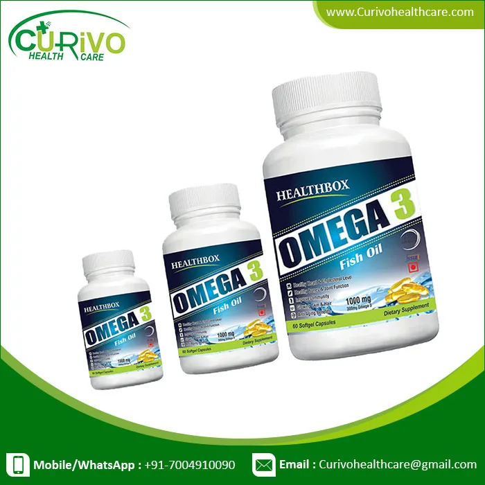 
1000 mg Omega 3 Soft Gel Capsule 