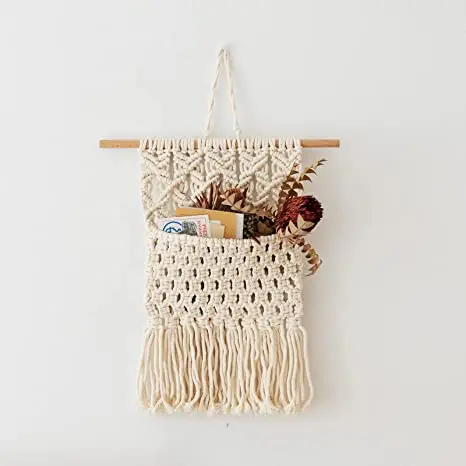 Новинка Лидер продаж подставка для магазинов в стиле бохо макраме декоративные журналы и книг украшение