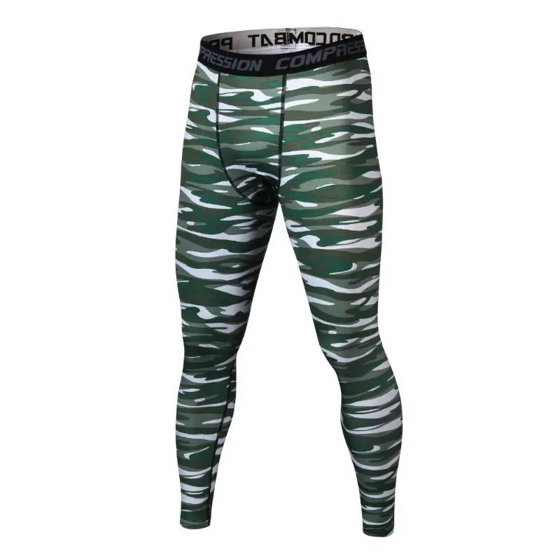 Hot Selling Trending Customized Panel Men Leggings Fitness Wear Compression Pants Sustainable Seamless Tights For Men