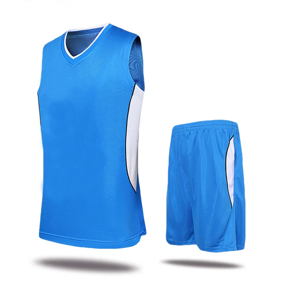 
Personalized Custom Name Printed Basketball Jersey Sportswear Team Uniforms 2 Piece Set. Front & Back Name/Number. V Neck. 