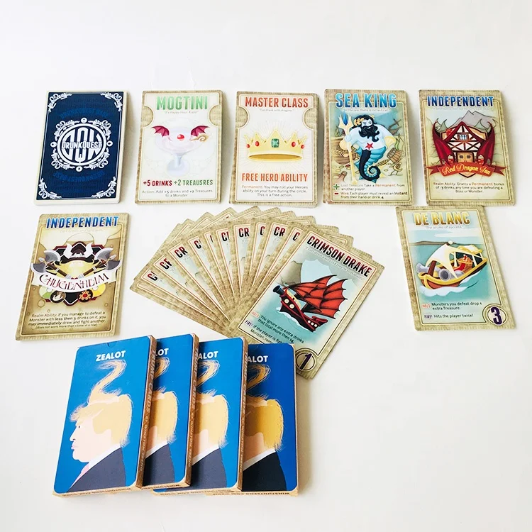 
Custom Logo Round Game Playing Cards 