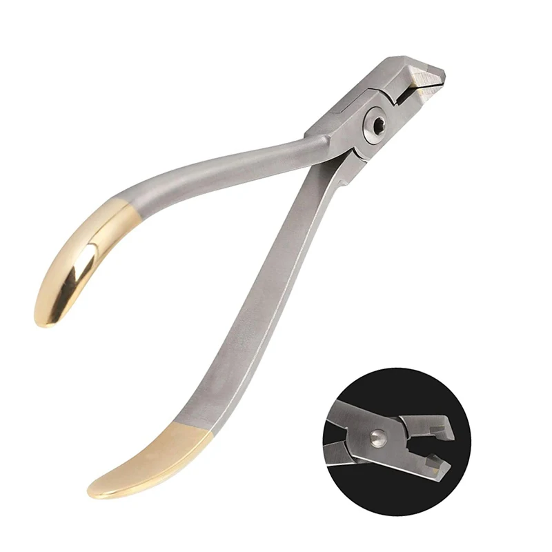
End Cut Plier Hold & Cut Hard and Soft Wire Orthodontic Cutter Dental Surgical Instrument Tool 