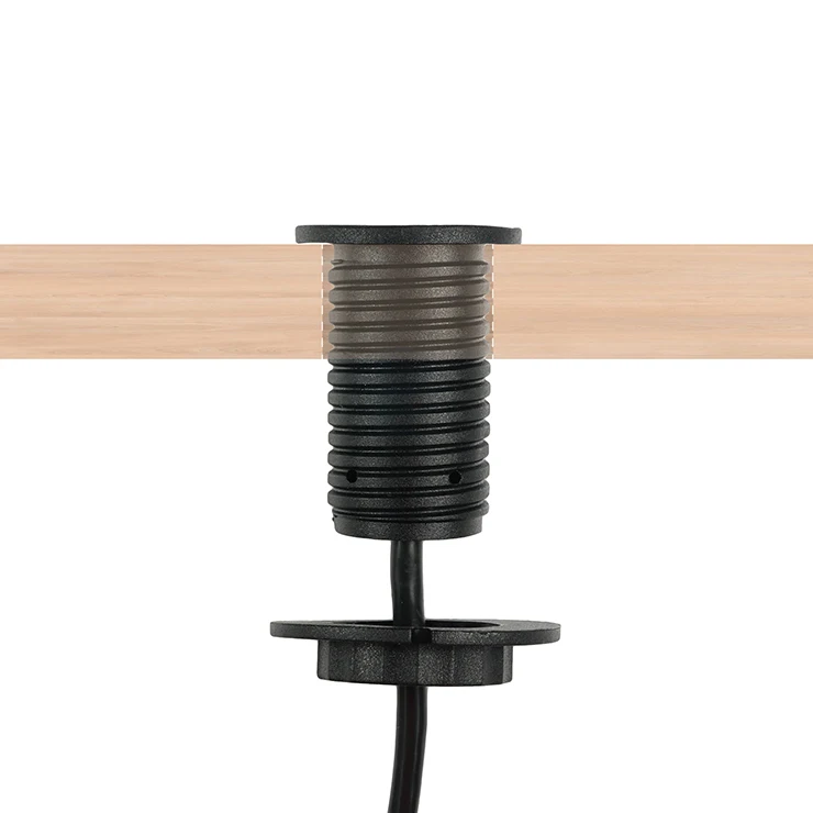 ET-02A New Recessed Round Daul USB Power Outlet Charger for Mobile Phone Charging