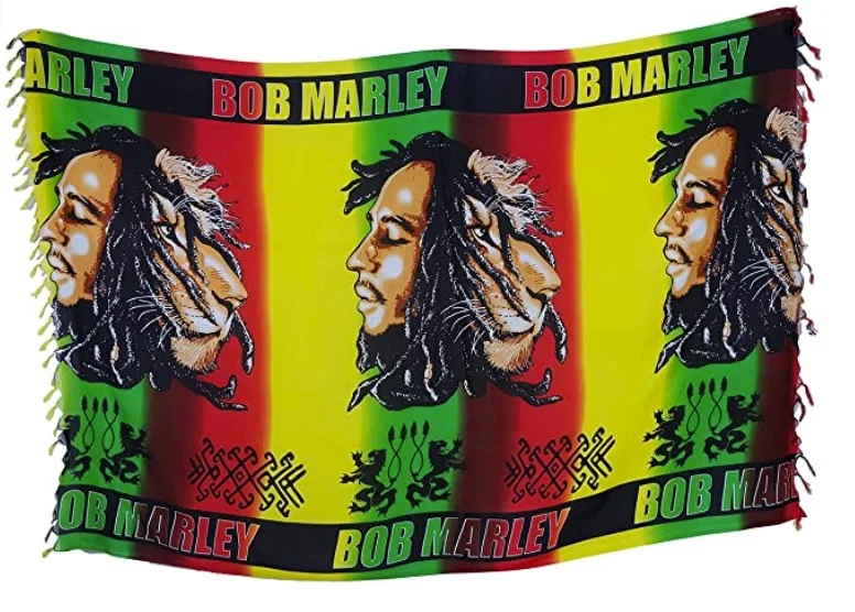 Rasta Bob Maley Africa Lion Sarongs Beach cover up