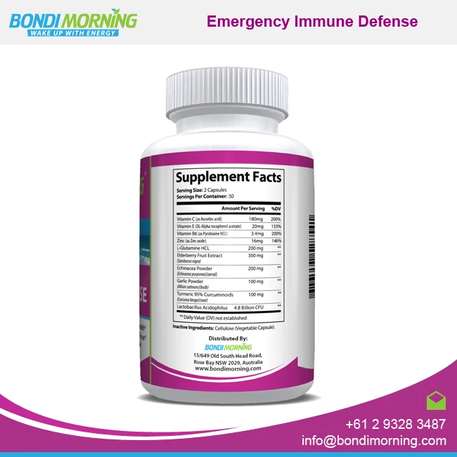 Manufacturer of Herbal Health Supplement Emergency Immune Defense Capsules