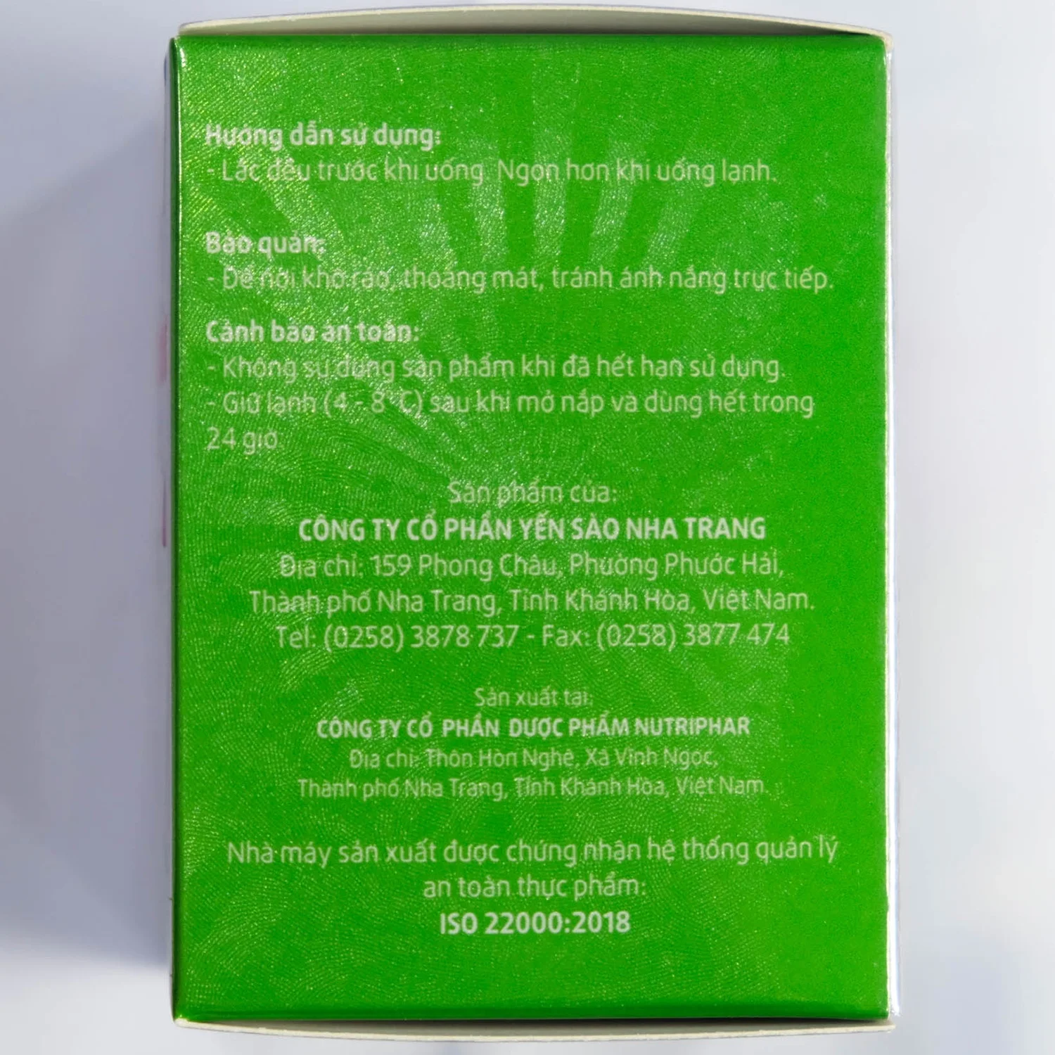 OEM-производитель из Вьетнама, высококачественный детский напиток в виде птичьего гнезда (100% органический)