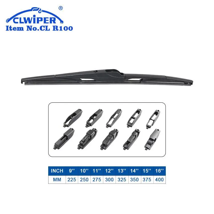 Auto Car Universal Glass The Best Flat Wholesale New Style Windshield Multifunctional Rear Wiper Blade For Sale With 10 Adapters
