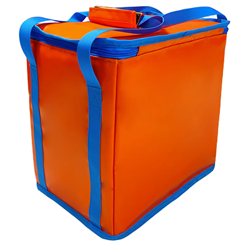 Small Waterproof Food Delivery Backpack Motercyble Delivery Pizza Bag Bike Insulated Aluminium Cooler Bag