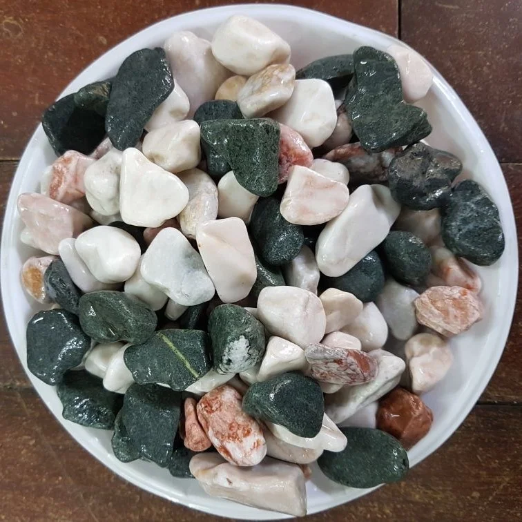 Natural Mixed Washed Pebble Stone For Decoration Pavement