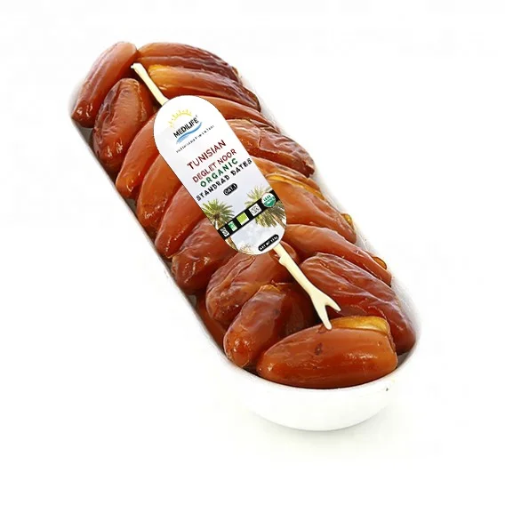 Best Quality Dates. Deglet Nour, Tunisia, 250g Tray, Fresh Organic Standard Dates