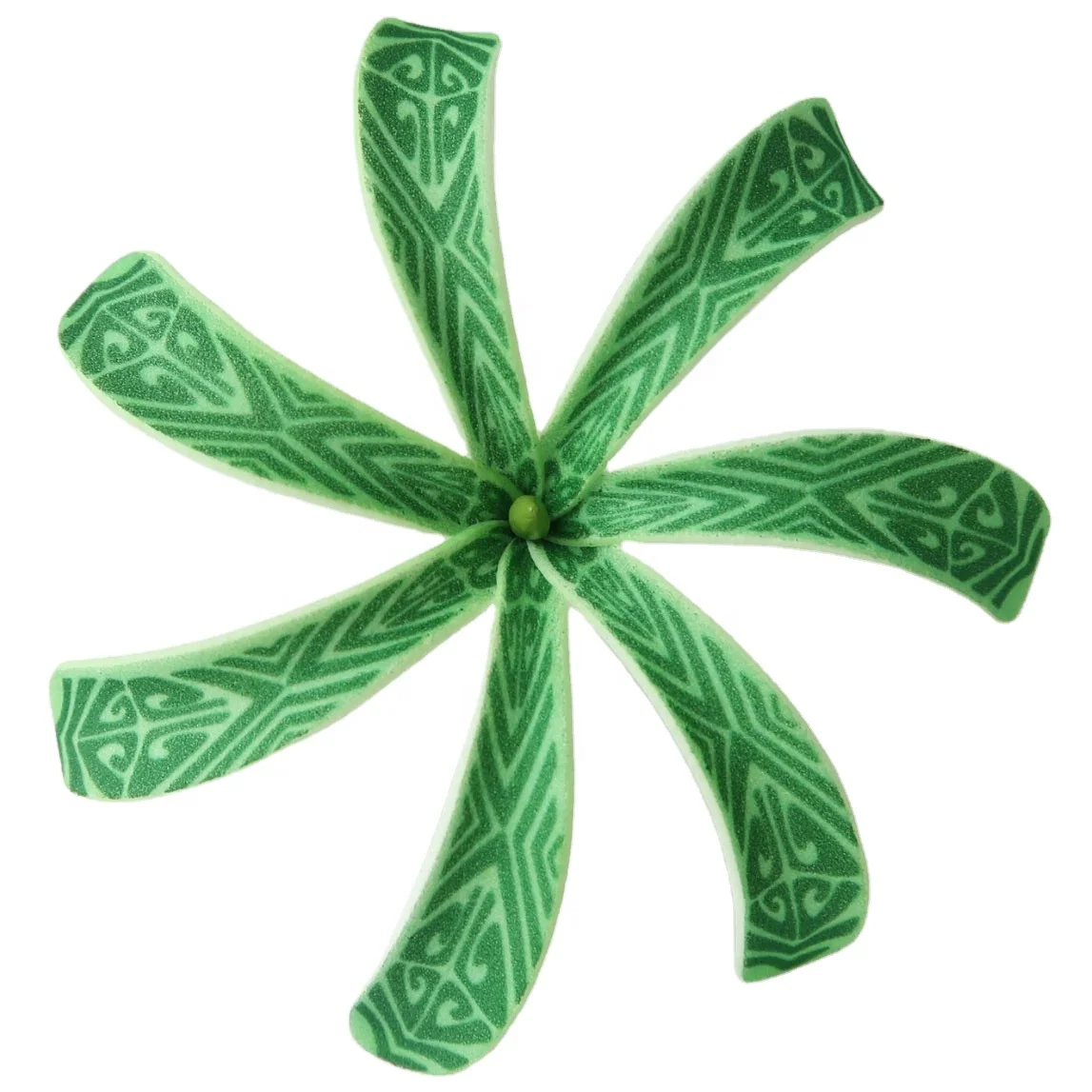 Best seller good quality Handcraft Handmade artificial tahitian foam flower with special tattoo and color pattern
