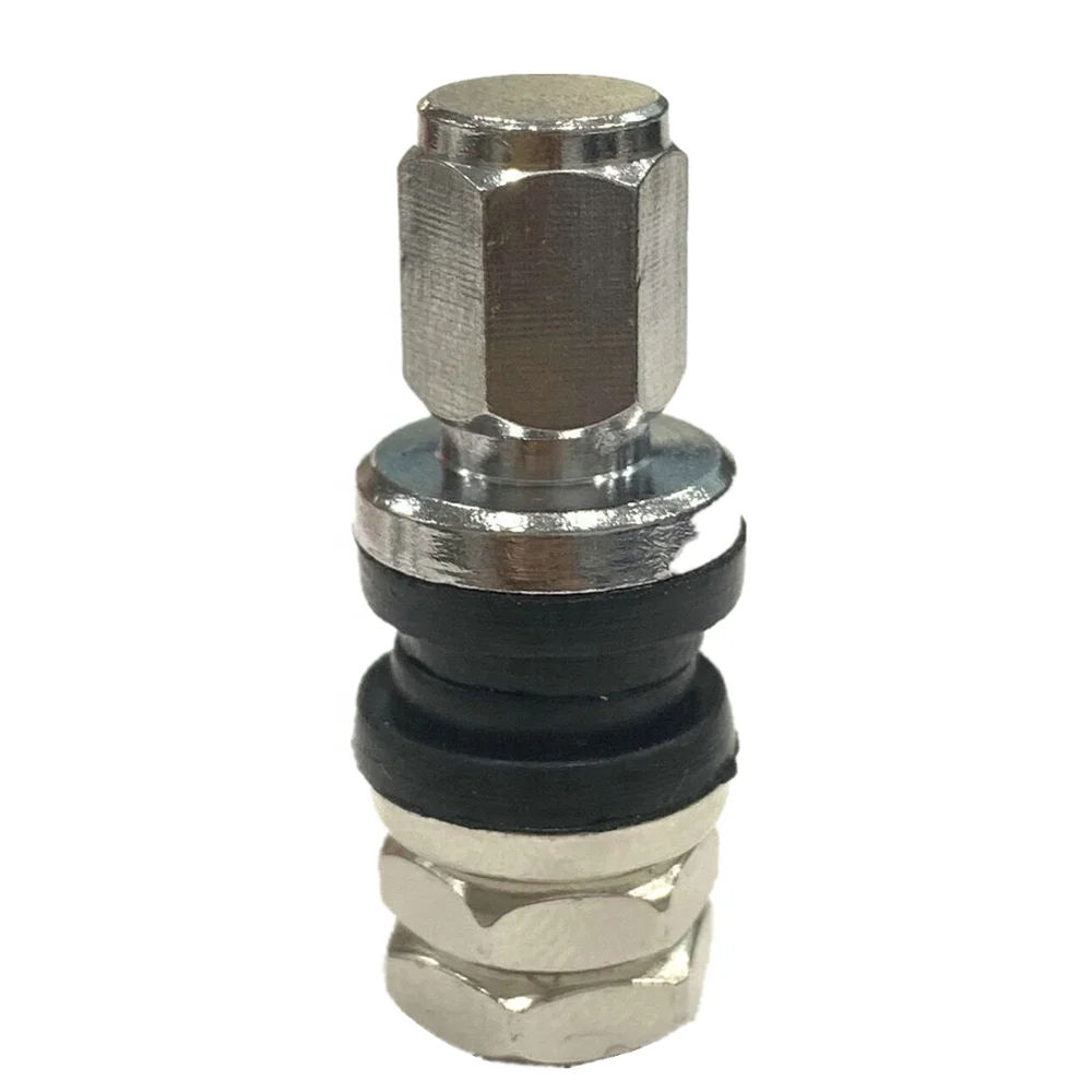 TR33E Flush Mount Motorcycle Tubeless Tyre Valve High pressure bolt on