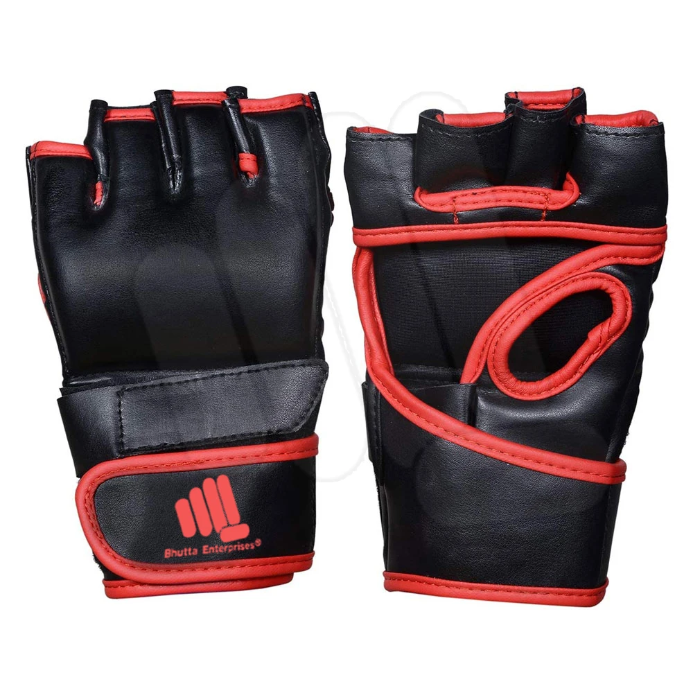 Genuine Leather MMA Gloves Shooter For Best Martial arts Fight Training MMA Grappling Gloves