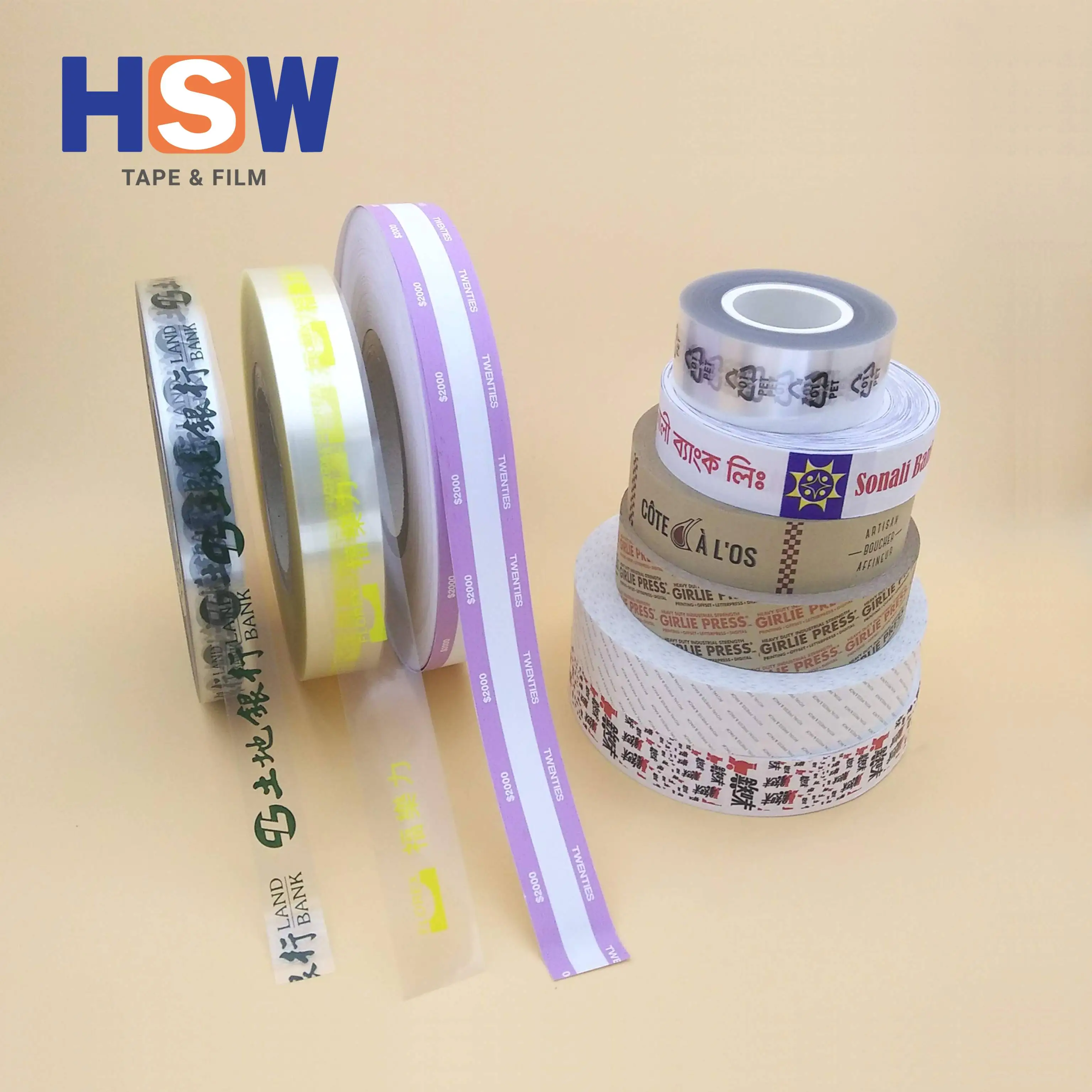 Customized pe Banding Tape For Packaging