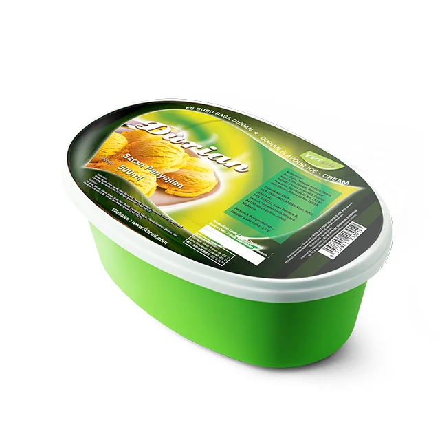 
Instant Custom variety of fruit flavors Ice Cream Tub - Chocolate 0.5L From Malaysia 