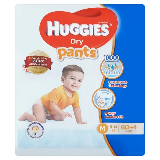
Huggies Baby Dry Pants 