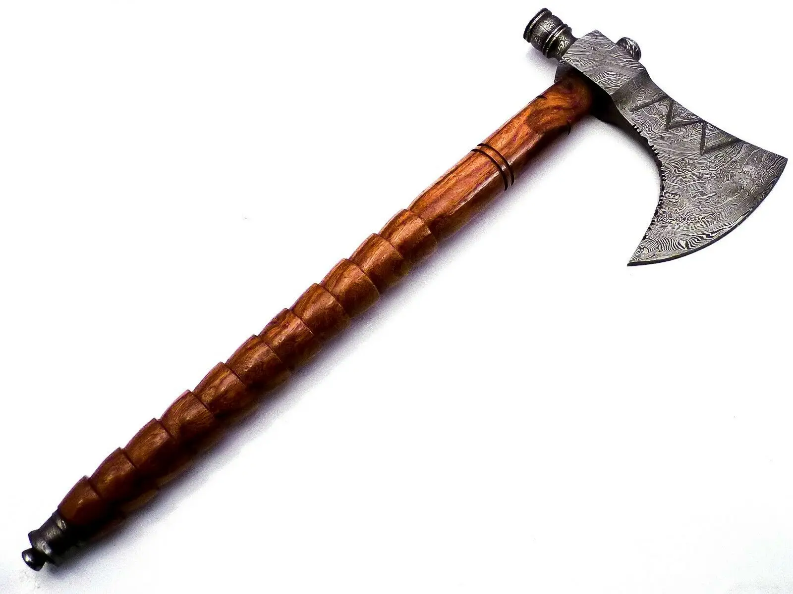 Новый стиль Топор Ручной работы из дамасской стали 100% Высокое качество с деревянной ручкой