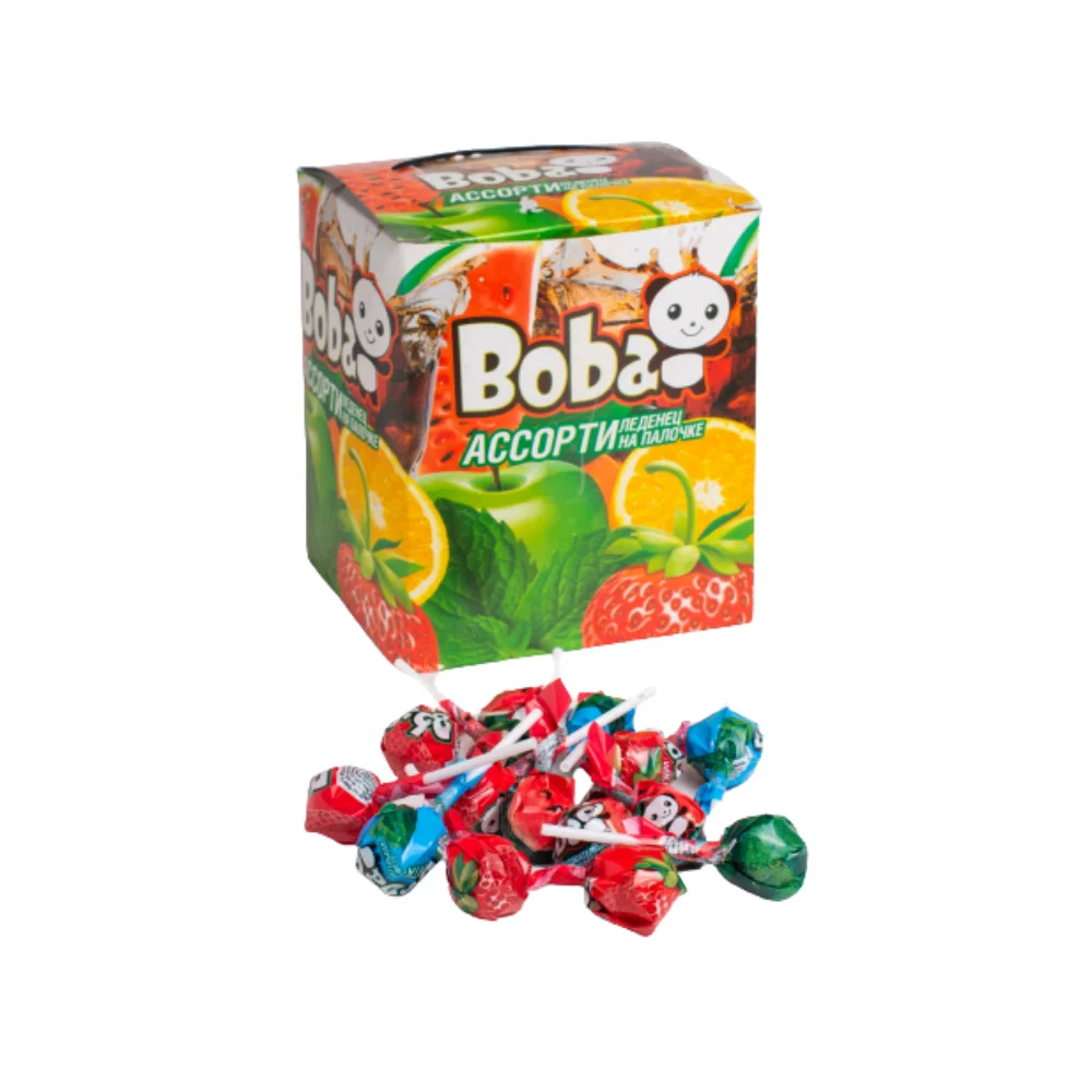 
Sweet Candy Lollipop Boba Multifruit flavor 