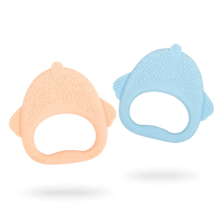 AppleBear Funny Baby Rubber Animal Cute Chicken Toy Silicone Teething Teether