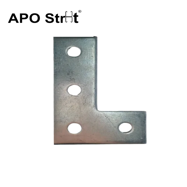APO 2022 connecting plate supplier oem Steel Wholesale metal corner bracket framing angle fitting 2525G aluminium profile angle