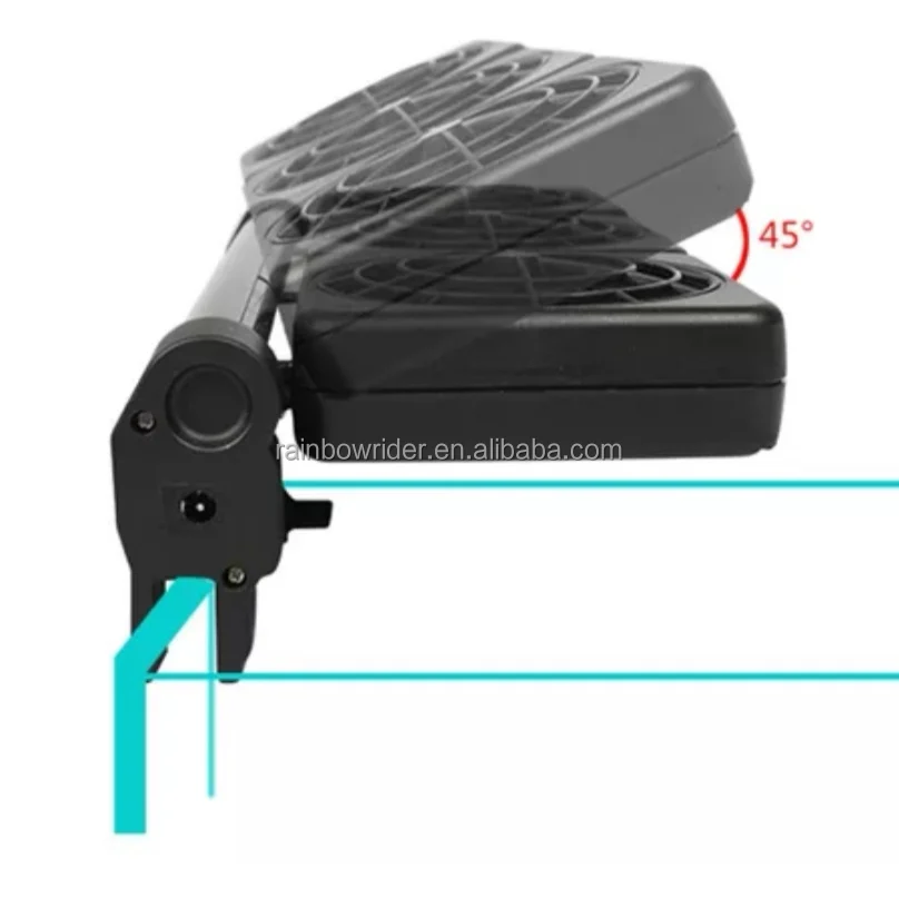 Aquarium Cooling Fan 2 Fans,Aquarium Chillers Cooling Fan, ColdWind Cooling System for Salt/Fresh Water