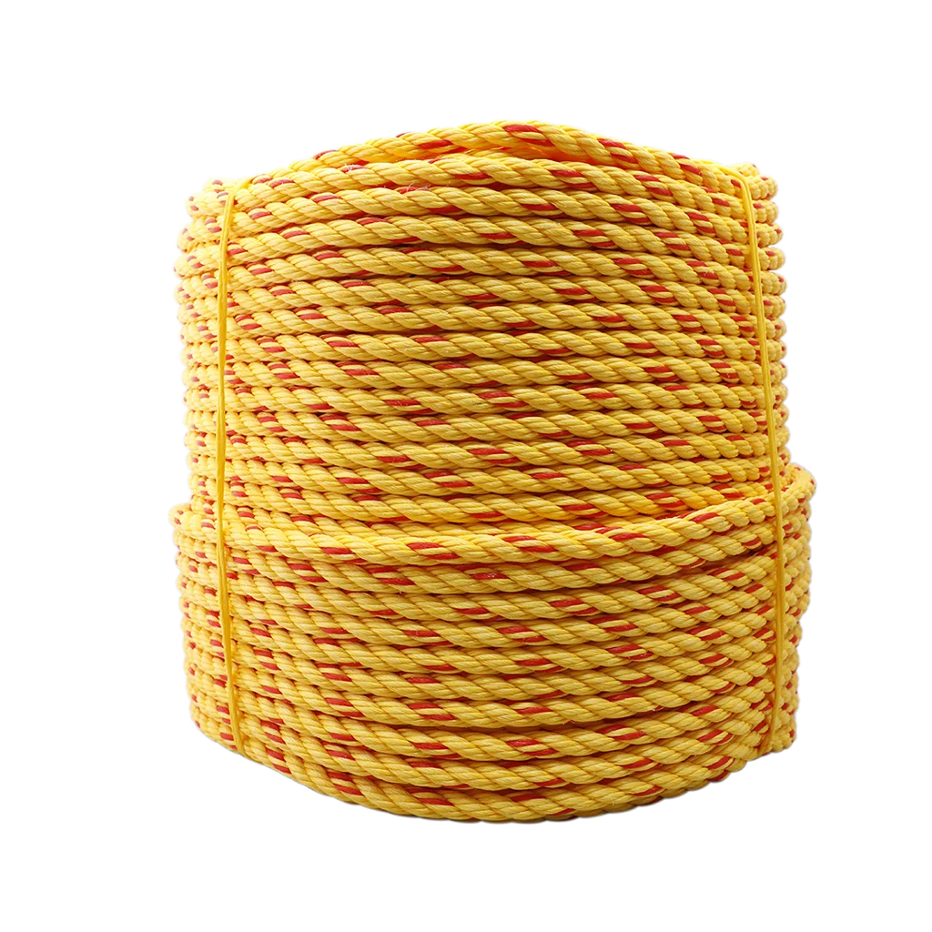 High Strength Colorful Natural 3strands 5-48 mm Twisted PP/Polypropylene Rope made in Vietnam