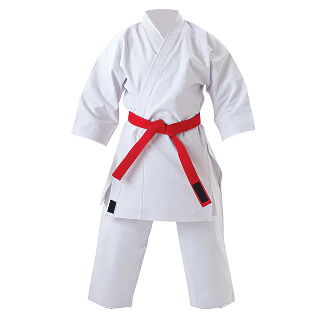 Костюм для карате, тренировочная униформа для взрослых и студентов GI Aikido, свободный пояс, лавандовый, белый