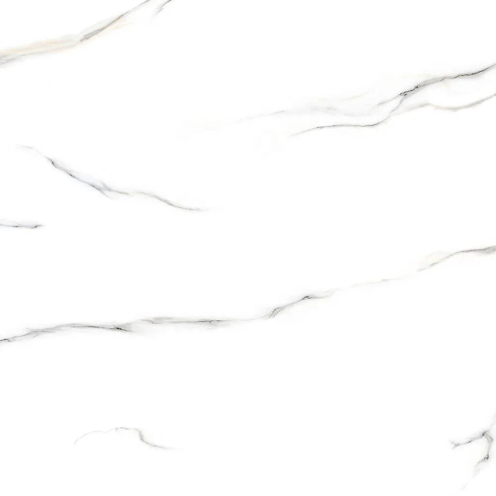 Weisser Marmor Polierte Bodenfliese aus Keramik Size 600x600mm Natural Marble Latest Design Floor and Wall Tiles