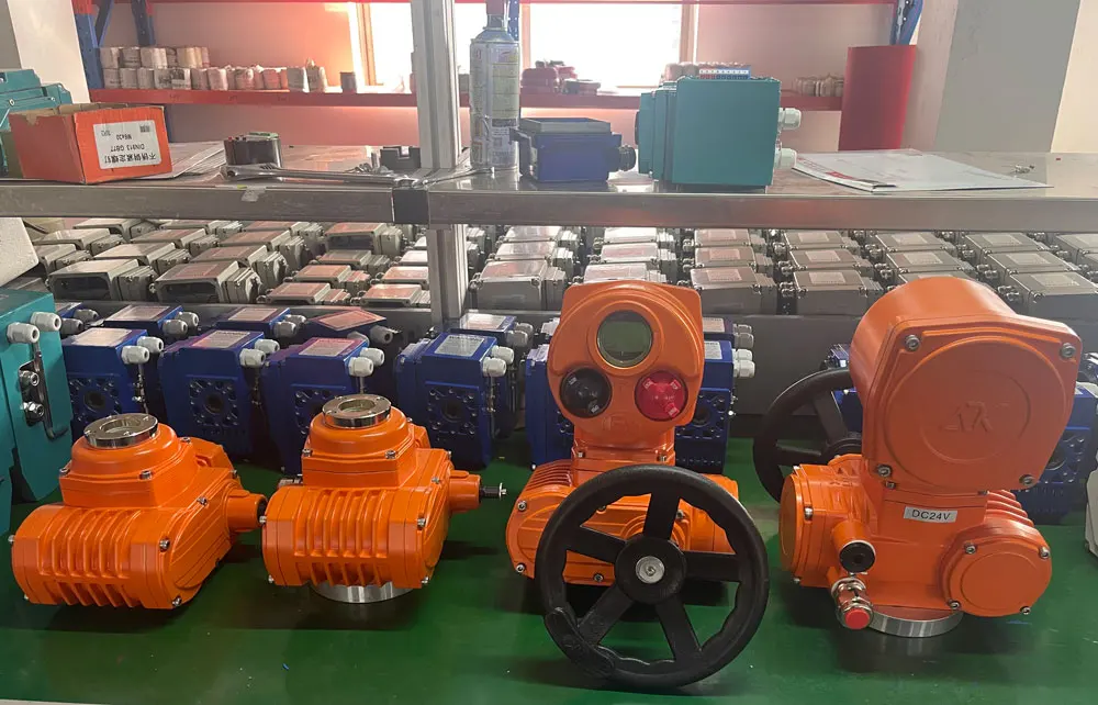 HEX Series Quarter-Turn IP68 Explosion Proof Waterproof Manual Modulating Electric Actuator Valve