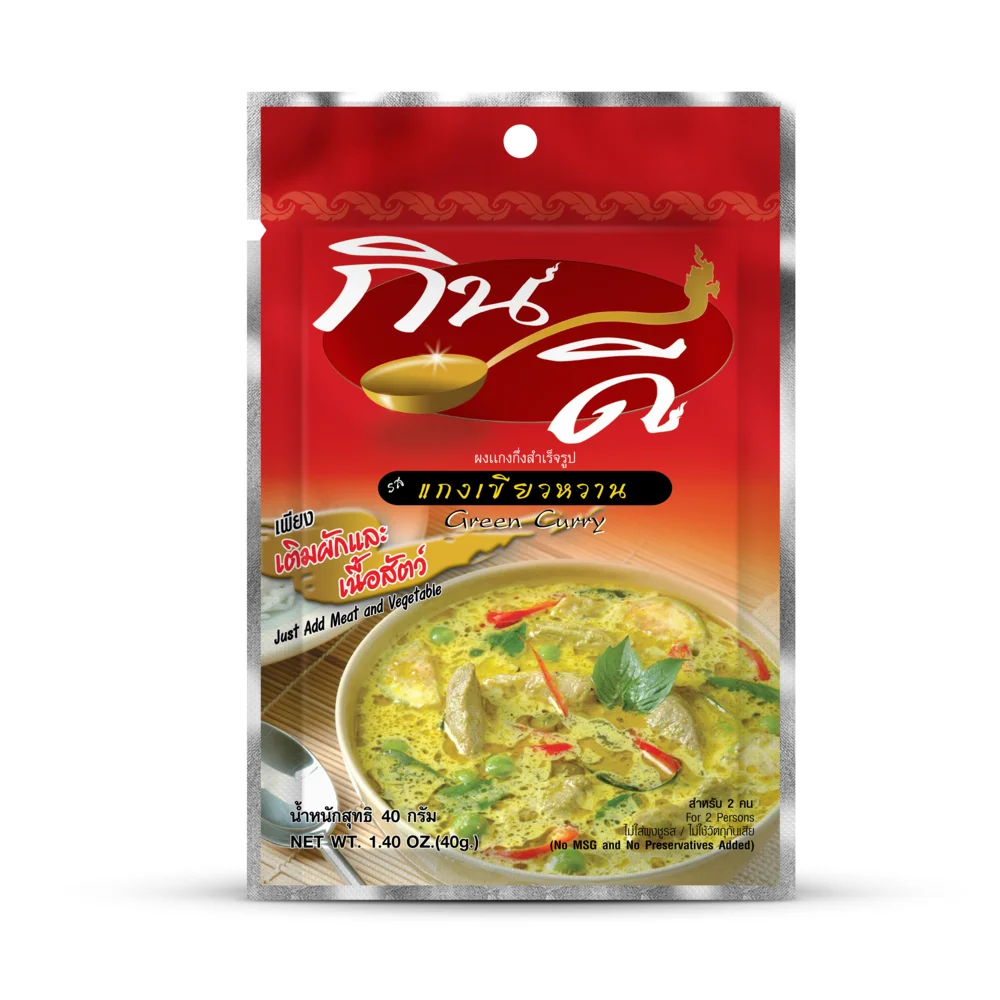 Тайланд вкусный мгновенный Карри Кин ди зеленый карри