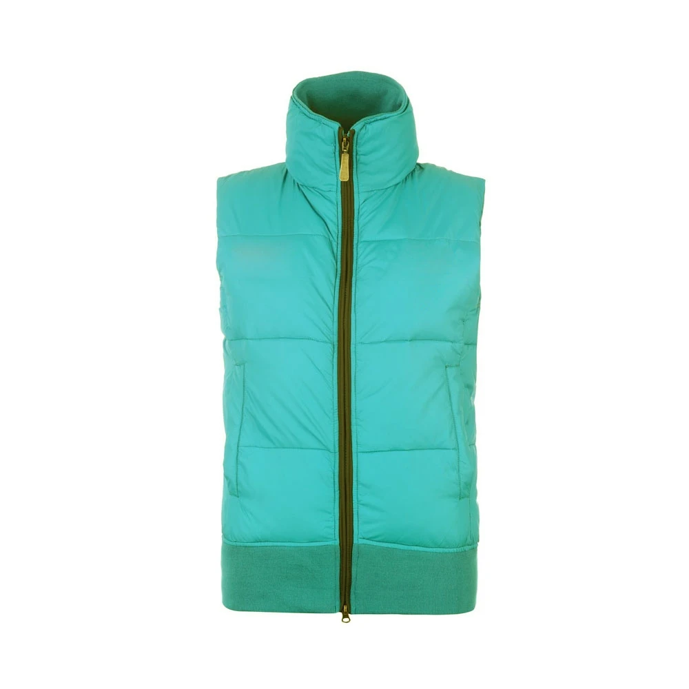 
New Women Custom Riding Quilted Padding Vest with Suede Piping Details Sizes from S to 3XL 