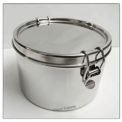 Stainless Steel Round Lunch box Leakproof Tiffin Lunch Box