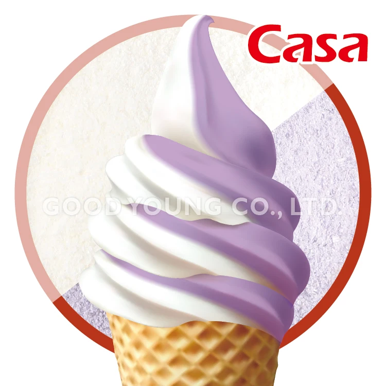 Хороший молодой чай халяльная сертификация мороженое таро порошок со вкусом мягкий для мороженого смесь