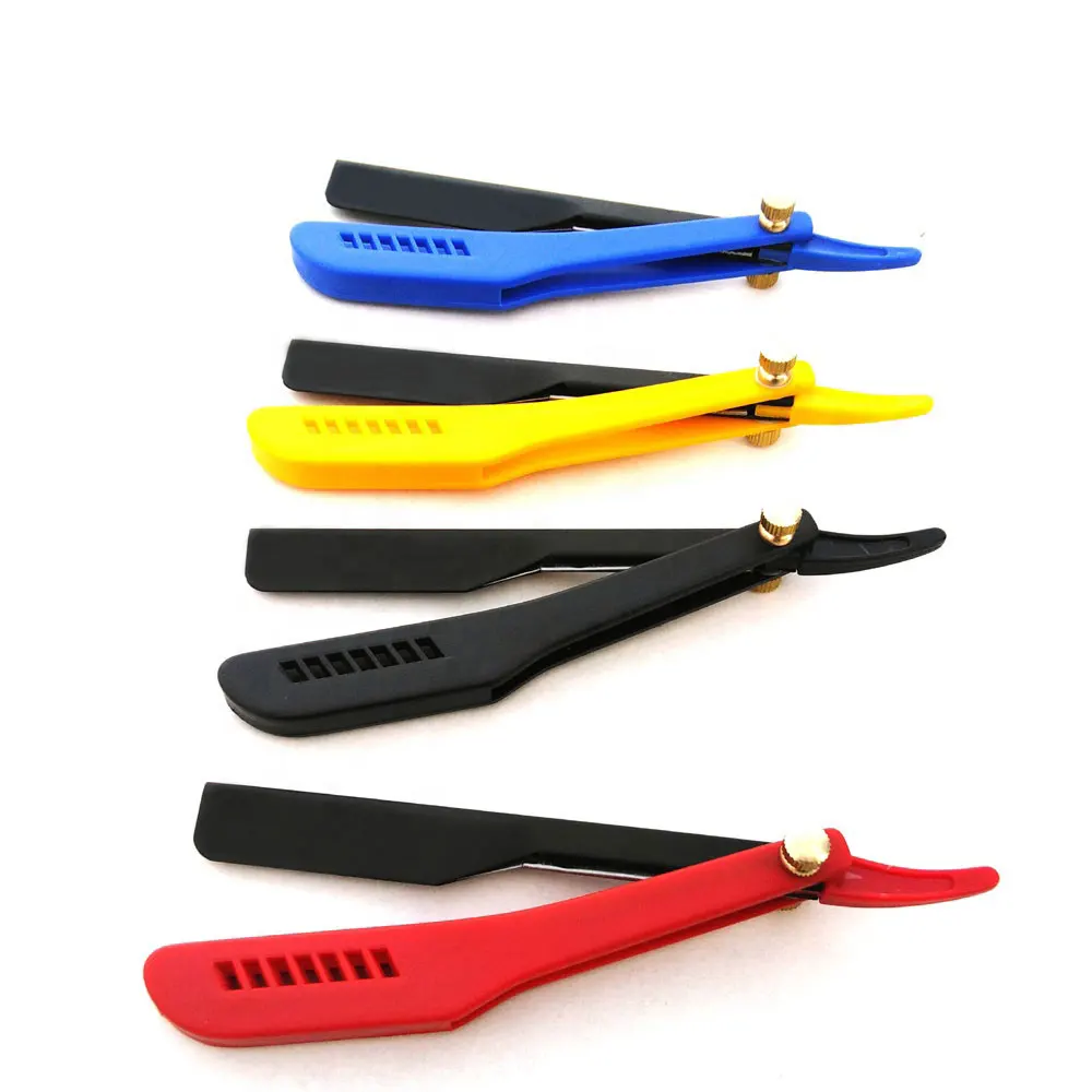 Barber Straight Shaving Razor Cut Throat Folding Knife With Customized Logo