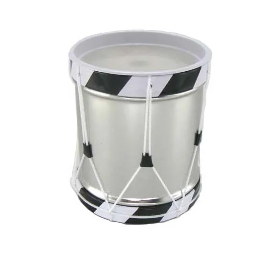 
Factory price wholesale Drum metal tin box for toys and stationery Drum shape metal can 