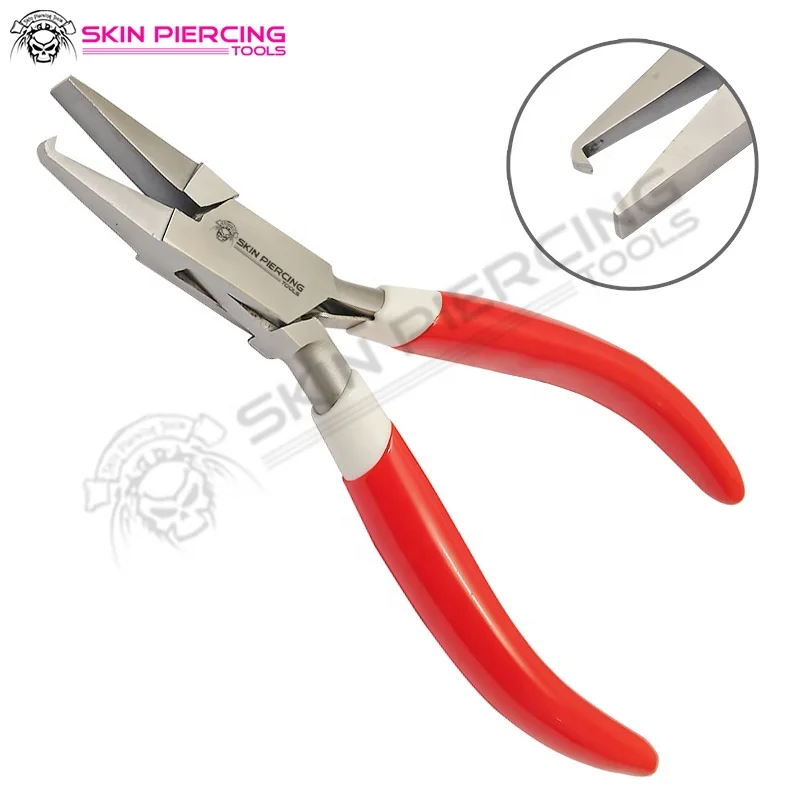 
Set of 5x Flat Half Round, Prong Opening Bow Closing Tube Holding Nylon Jaw & Tube Holding Cutting Pliers 