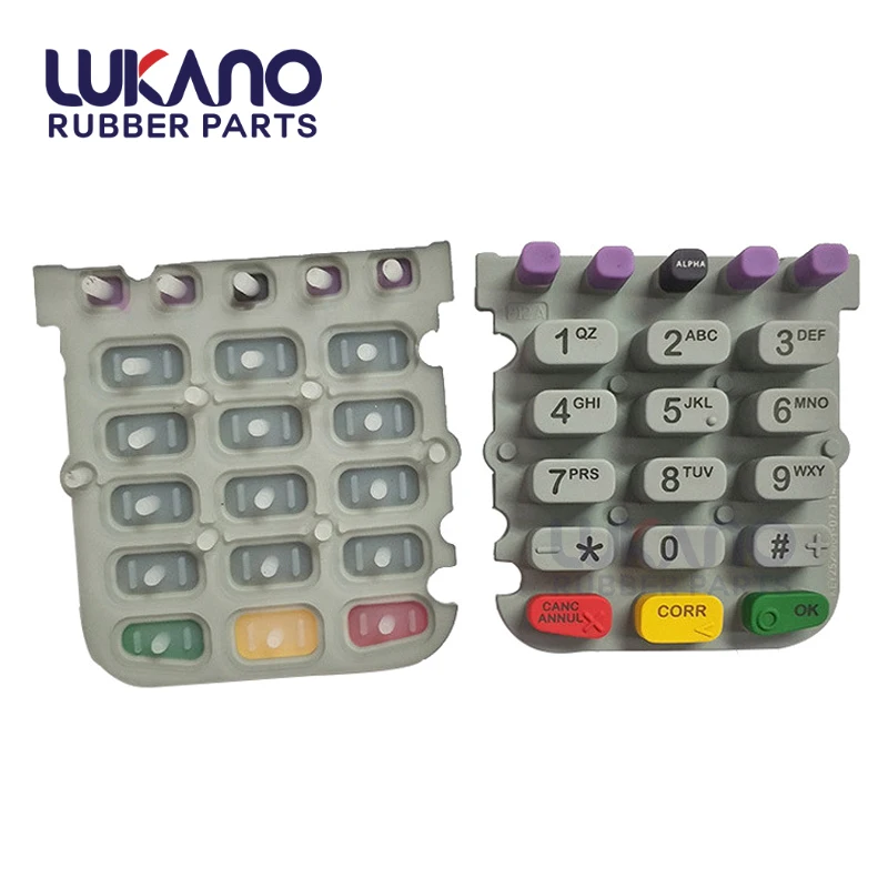 Silicone pads buttons custom conductive rubber pads