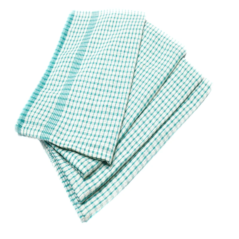 
100% Cotton Vat Dyed Wonder Dry Kitchen Tea Towels Super Absorbent, 45x70 Cm 